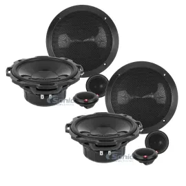 (2-Pairs) Rockford Fosgate P1675-S 240W 6.75" Component Speaker