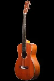 Ohana Model BK-14 All Mahogany Satin Finish Baritone Size Ukulele + Bag - Blem