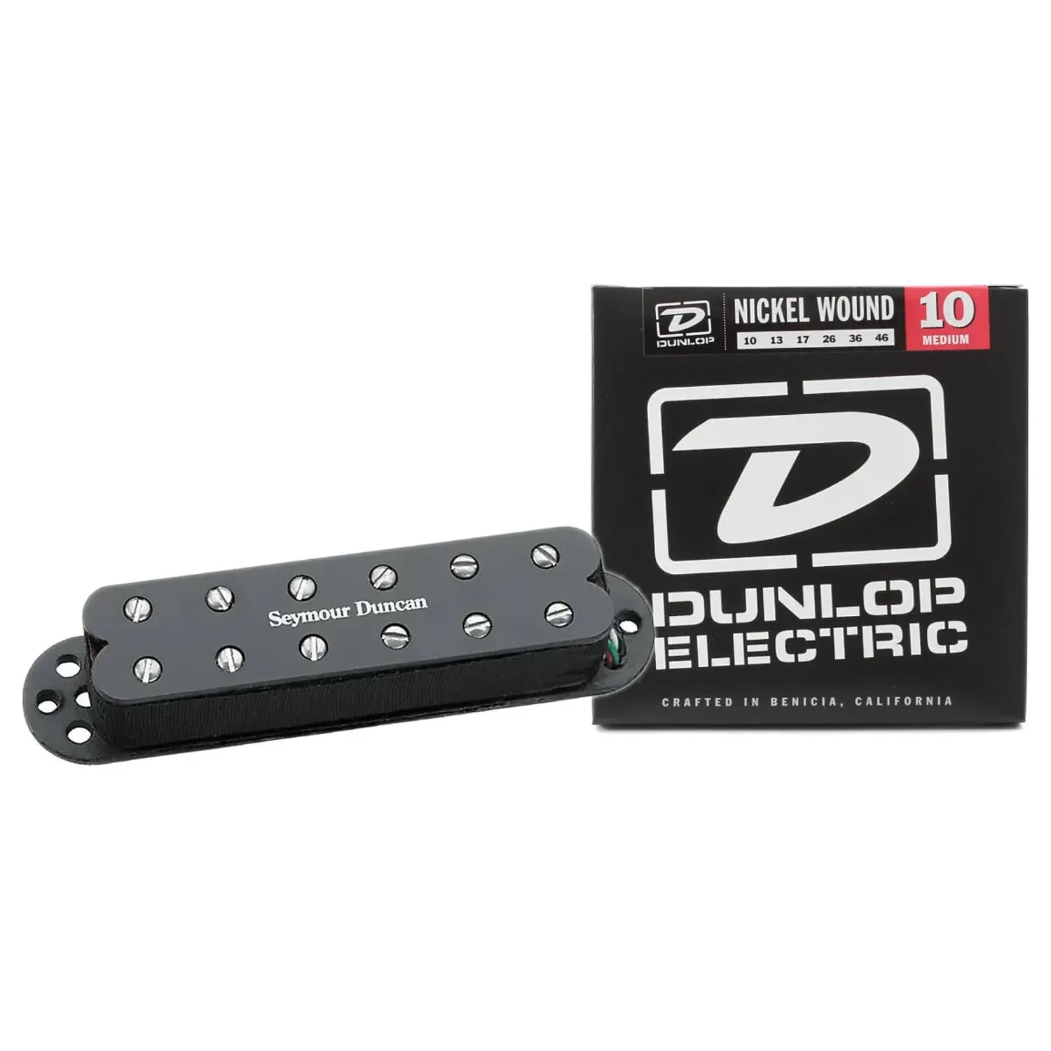 Звукосниматель для электрогитары Seymour Duncan SJBJ-1 JB Jr for Strat хамбакер, Neck/Middle, черный