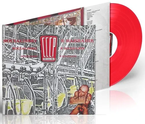 Виниловая пластинка CCCP - Fedeli Alla L - Socialismo E Barbarie - Red Vinyl [New Vinyl LP] Color
