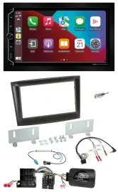 ESX 2DIN DAB USB Lenkrad Bluetooth Autoradio für Fiat Doblo Mini-ISO ab 2015 sch