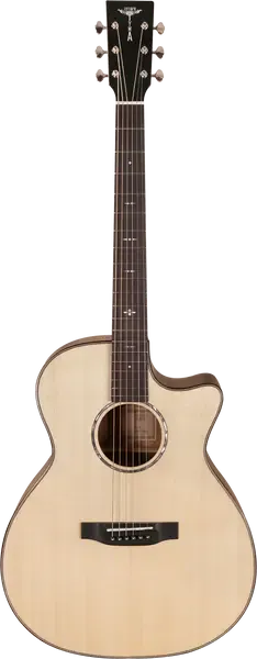 Акустическая гитара Tyma TG-10 Grand Auditorium Cutaway Natural с чехлом