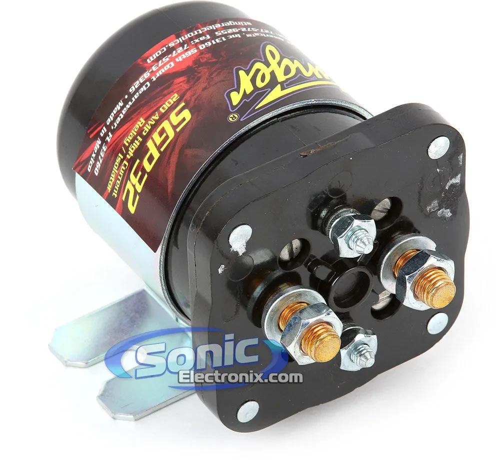NEW STINGER SGP32 HIGH CURRENT POWER RELAY BATTERY BATT ISO 200 AMP CAR AUDIO