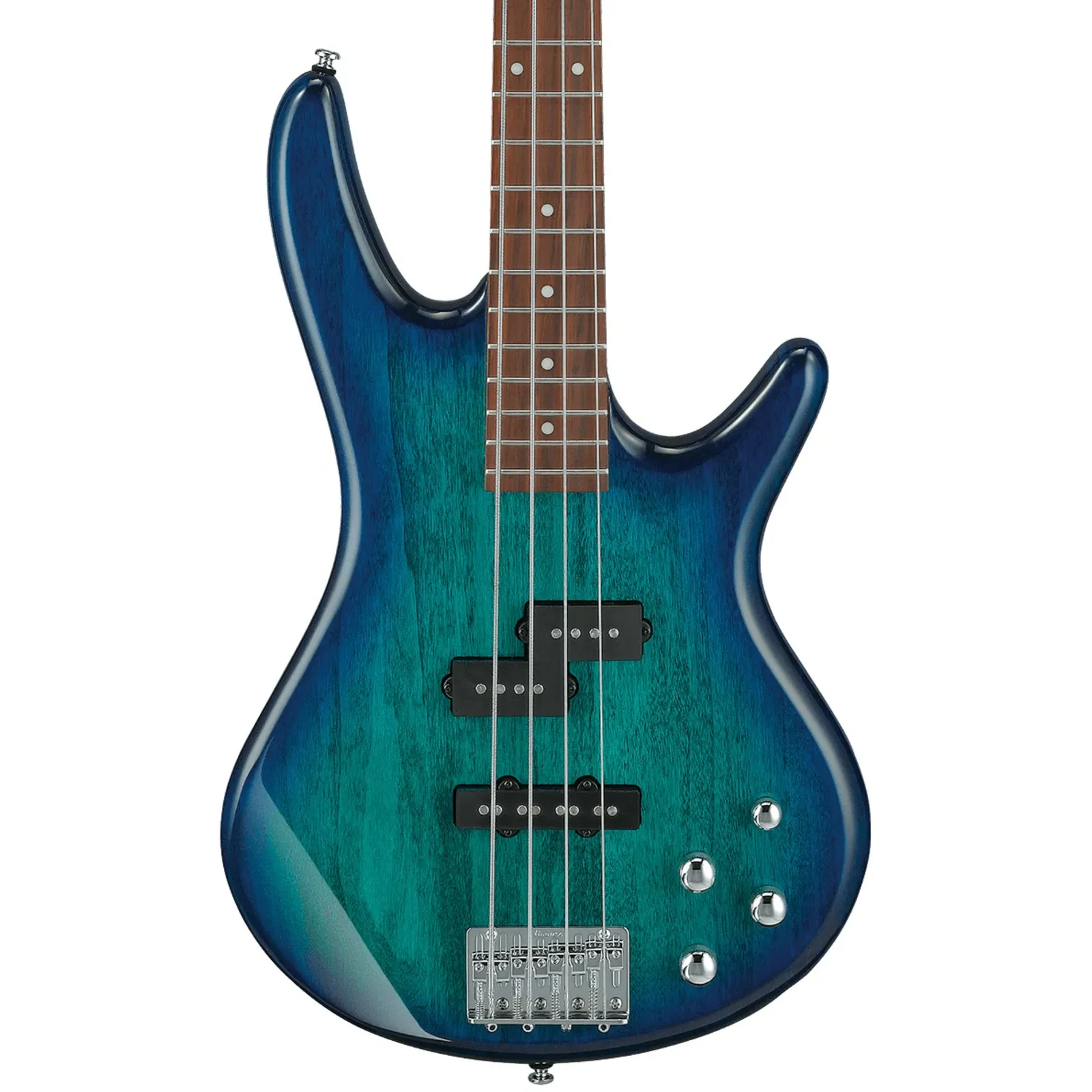 Ibanez GSR200 Gio 4-String Bass Guitar, Jatoba Fingerboard, Blue Moon Burst