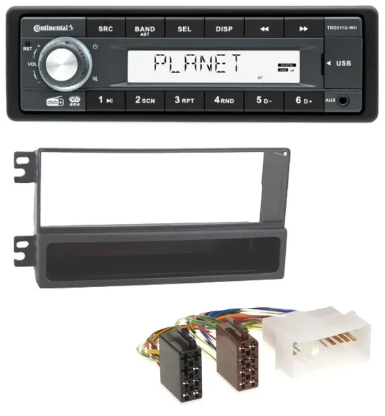 Continental MP3 AUX USB DAB 1DIN Autoradio für Kia Magentis (ab 2006)