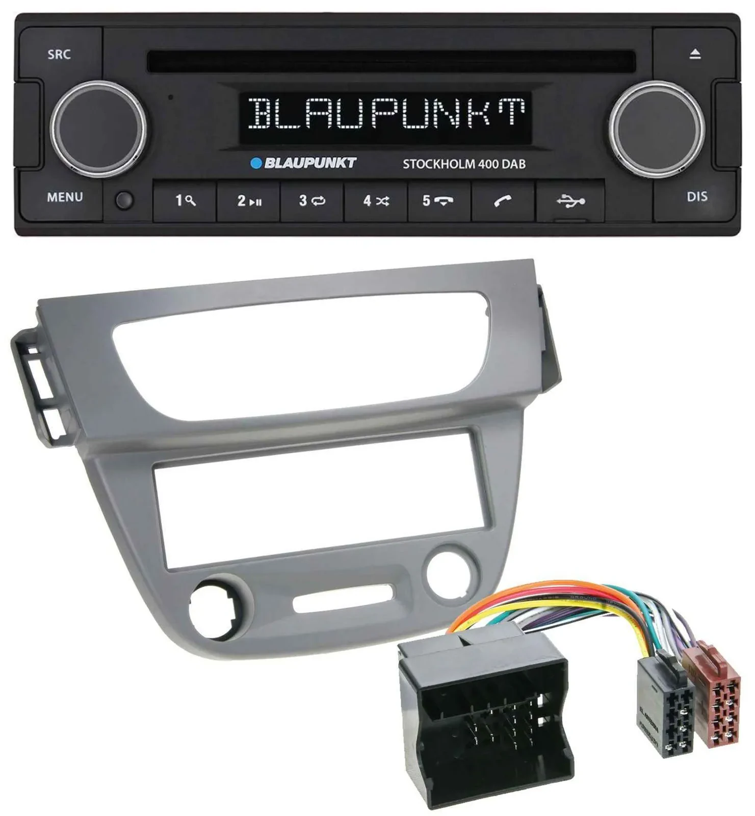 Blaupunkt MP3 Bluetooth DAB CD USB Autoradio für Renault Megane 3 Quadlock 09-14