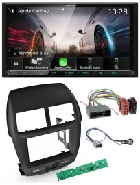 Kenwood MP3 2DIN USB DAB Bluetooth Autoradio für Mitsubishi ASX 2010-2014