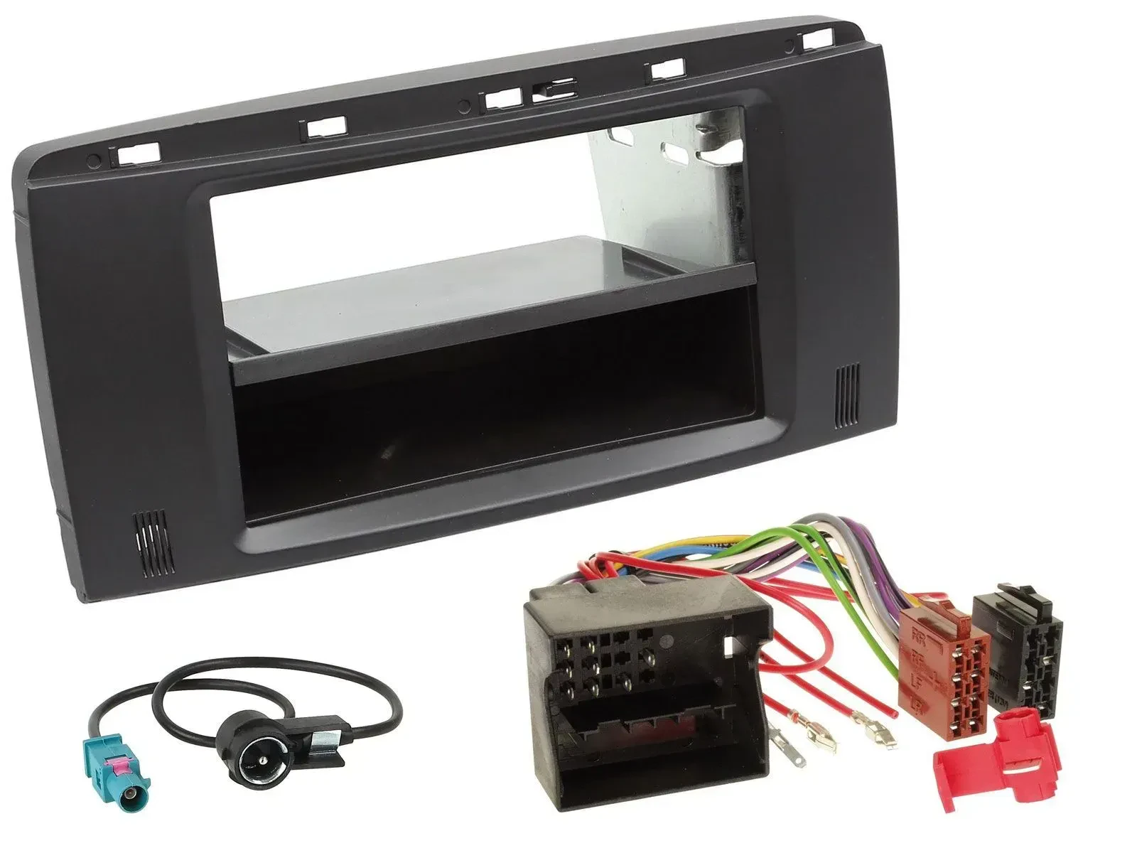 Установочный комплект для автомагнитолы Caraudio24 1-DIN для Mercedes R-Class (W251, 2005–2012) (набор)