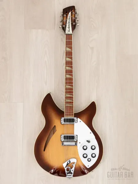 Электрогитара полуакустическая Rickenbacker 360/12 WB OS HH Montezuma Brown w/case USA 1980