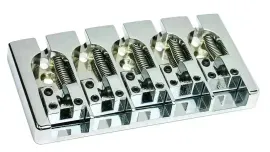 Hipshot A-Style 5-String Aluminum Bass Bridge .708" String Spacing - CHROME