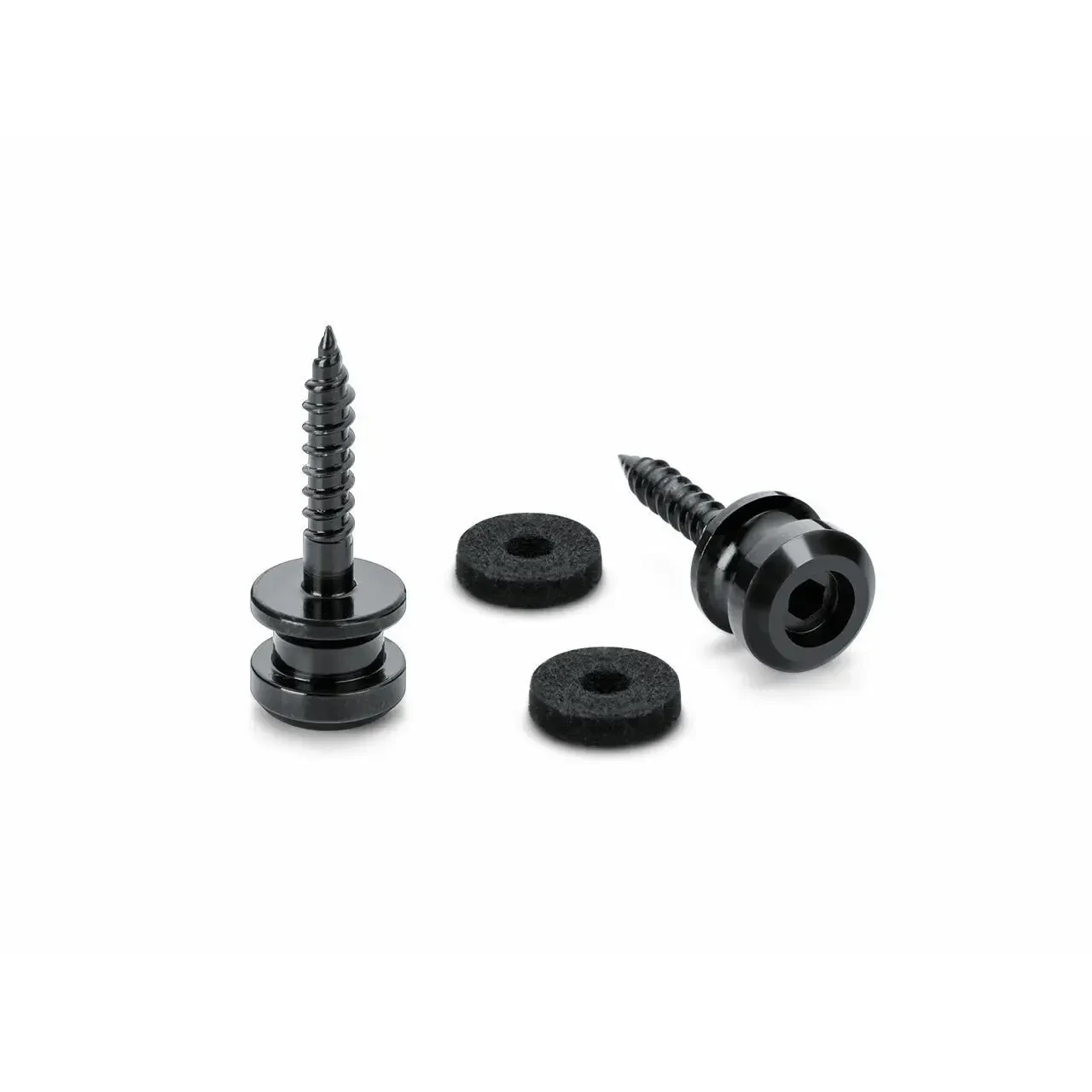 Крепление гитарного ремня Schaller Button for S-Lock S Black Chrome (пара)