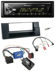 Pioneer Bluetooth USB DAB Lenkrad Autoradio für BMW 5er E39 96-04 Aktivsystem Ab