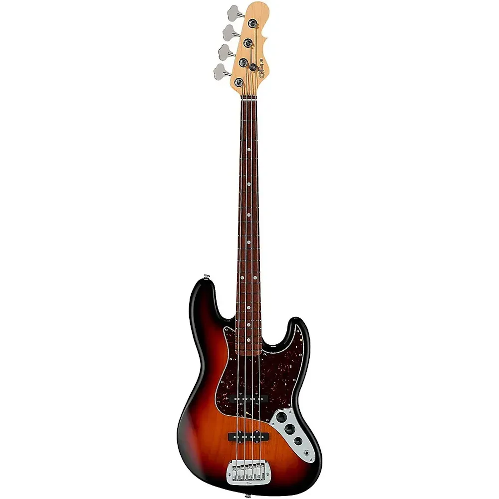 Бас-гитара G&L Fullerton Deluxe JB Bass 3-Tone Sunburst