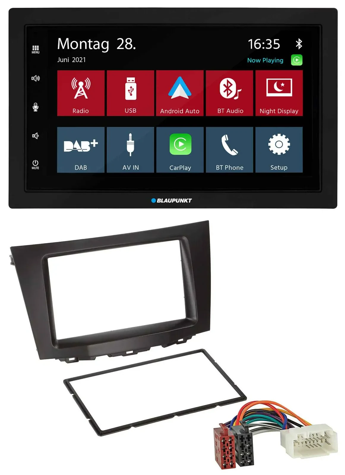 Автомагнитола Blaupunkt 2DIN, MP3, Bluetooth, DAB, USB для Suzuki Kizashi (с 2009)