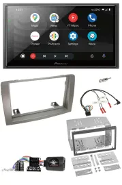 Автомагнитола для Lancia Musa 2004–2012 Pioneer 2DIN, DAB, Bluetooth, USB, поддержка управления на руле