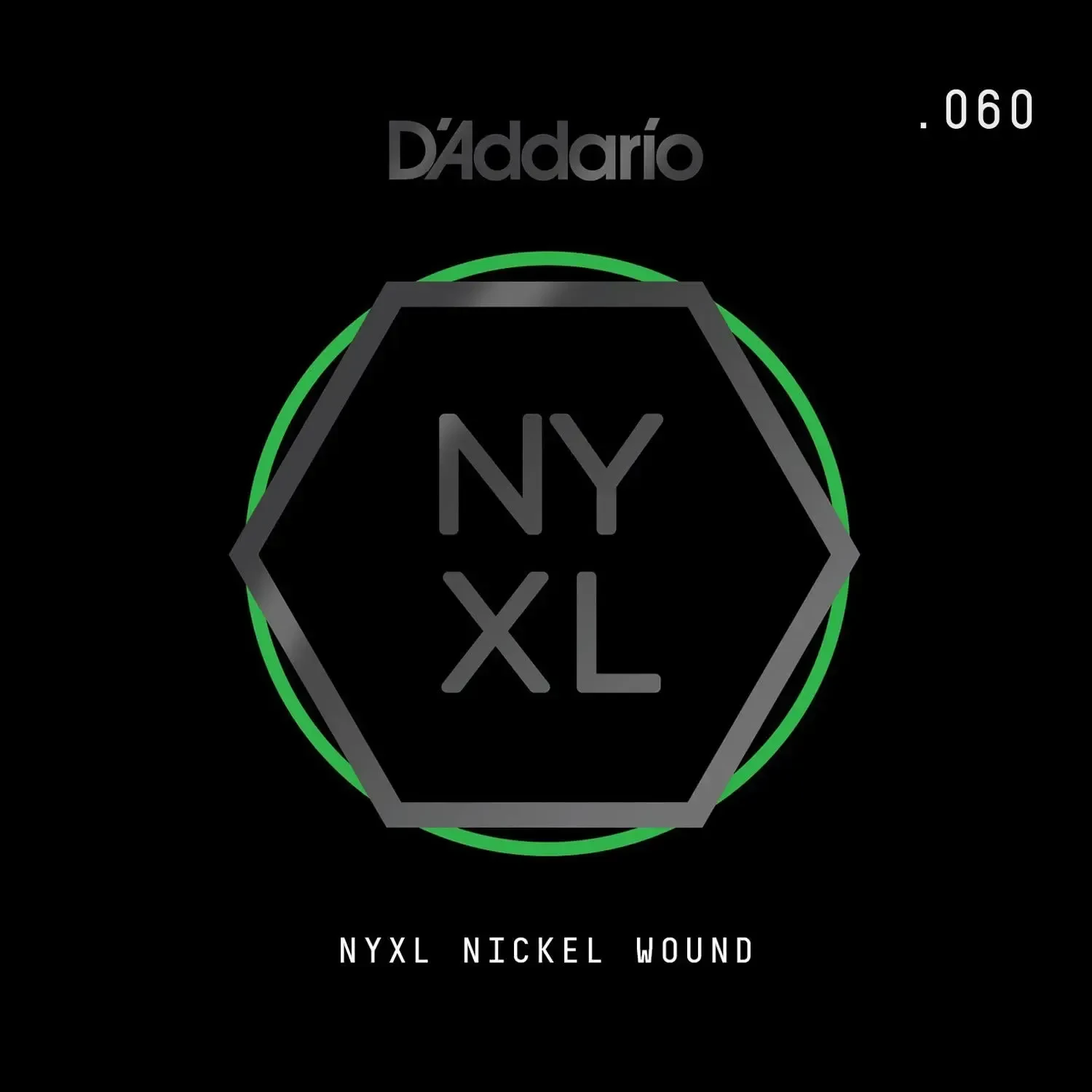 Струна одиночная D'Addario NYNW060 NYXL Nickel Wound Single 060
