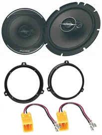 Pioneer 16,5cm 3-Wege 320Watt Lautsprecher für Fiat Panda 03-12 Hecktür Auto Box