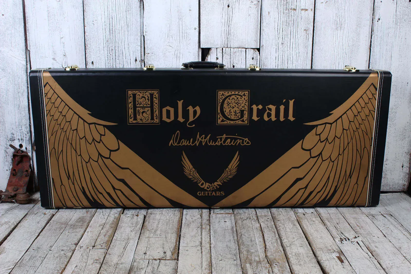 Dean Dave Mustaine Holy Grail Hardshell Case for Flying V Body Electric Guitars