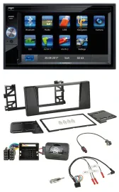 Blaupunkt 2DIN Bluetooth TMC USB Lenkrad SD Navigation für BMW 5er E39 01-03 Qua