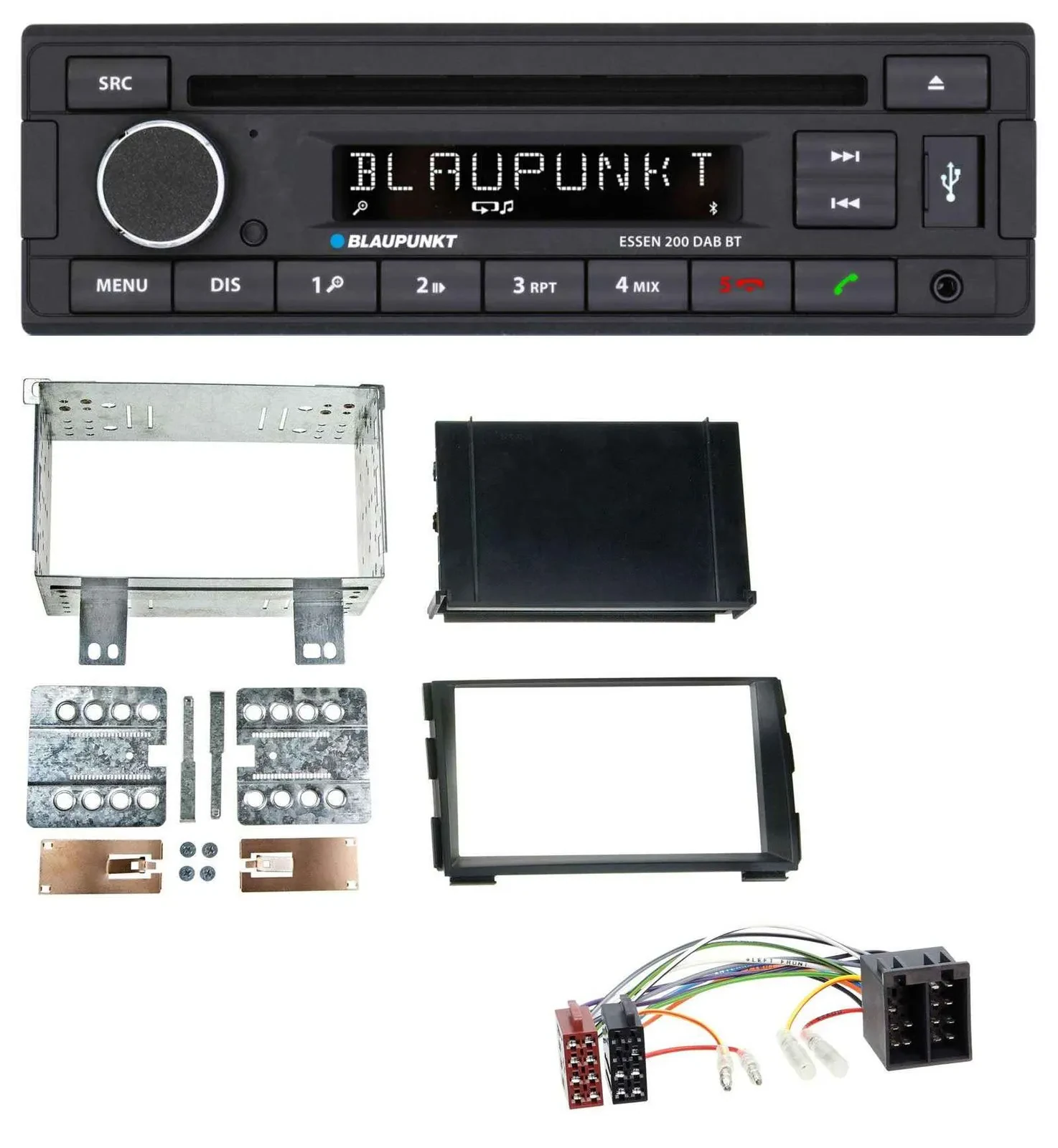 Автомагнитола Blaupunkt USB MP3 Bluetooth DAB CD для Kia Ceed 2009–2012 / proCeed 2011–2013