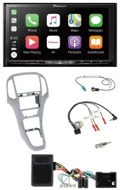 Pioneer 2DIN Lenkrad USB DAB DVD Bluetooth Autoradio für Opel Astra J ab 09 Plat