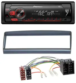 Pioneer DAB 1DIN MP3 AUX USB Autoradio für Alfa Romeo Spider GTV 1994-2005