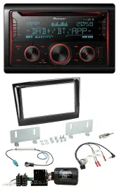 Автомагнитола для Fiat Doblo Pioneer 2-DIN DAB Bluetooth USB CD