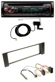 Автомагнитола Pioneer DAB, CD, MP3, USB, Bluetooth для Audi A4 (B6, 2000–2004), ISO