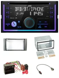 Автомагнитола JVC 2-DIN, DAB, Bluetooth, CD, USB, для Ford Kuga/Fusion/Transit (2005–2012)