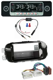 Dietz MP3 DAB Bluetooth USB Autoradio für Kia Soul PS ab 14 piano-schwarz