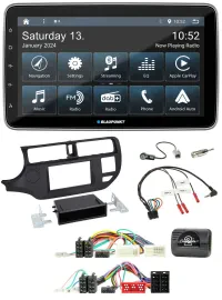 Blaupunkt USB DAB SD Lenkrad Bluetooth Autoradio für Kia Rio UB 2011-2015 schwar