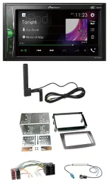 Автомагнитола Pioneer 2DIN, Bluetooth, DAB, MP3, AUX для Alfa Romeo Mito (2008–2014)