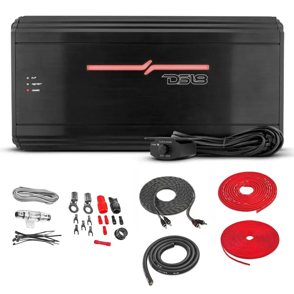 Усилитель мощности DS18 ZR1500.1D 1500W, моноблок, Class D (набор)