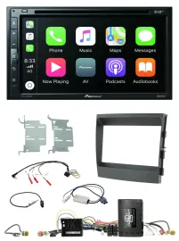 Автомагнитола для Porsche Panamera 2009–2016 Pioneer DVD 2 DIN DAB, Bluetooth, USB