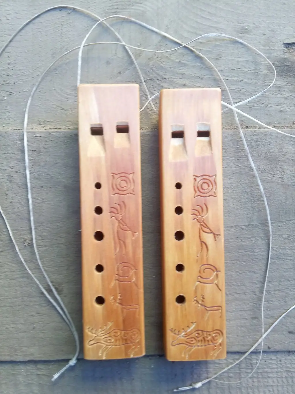 Двойная флейта "Парочка" Таежная Музыкальная Артель TMA-SDP-Pent