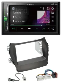 Pioneer 2DIN MP3 DAB USB Bluetooth Autoradio für Hyundai Santa Fe ab 12 ohne Nav