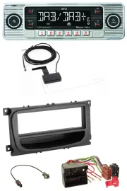 Автомагнитола Dietz Bluetooth USB MP3 DAB для Ford C‑Max/Focus/Galaxy (с 2007)