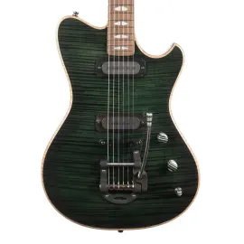 Powers Electric A-Type Select Flamed Maple FF42 CamTail B346 - Juniper Green