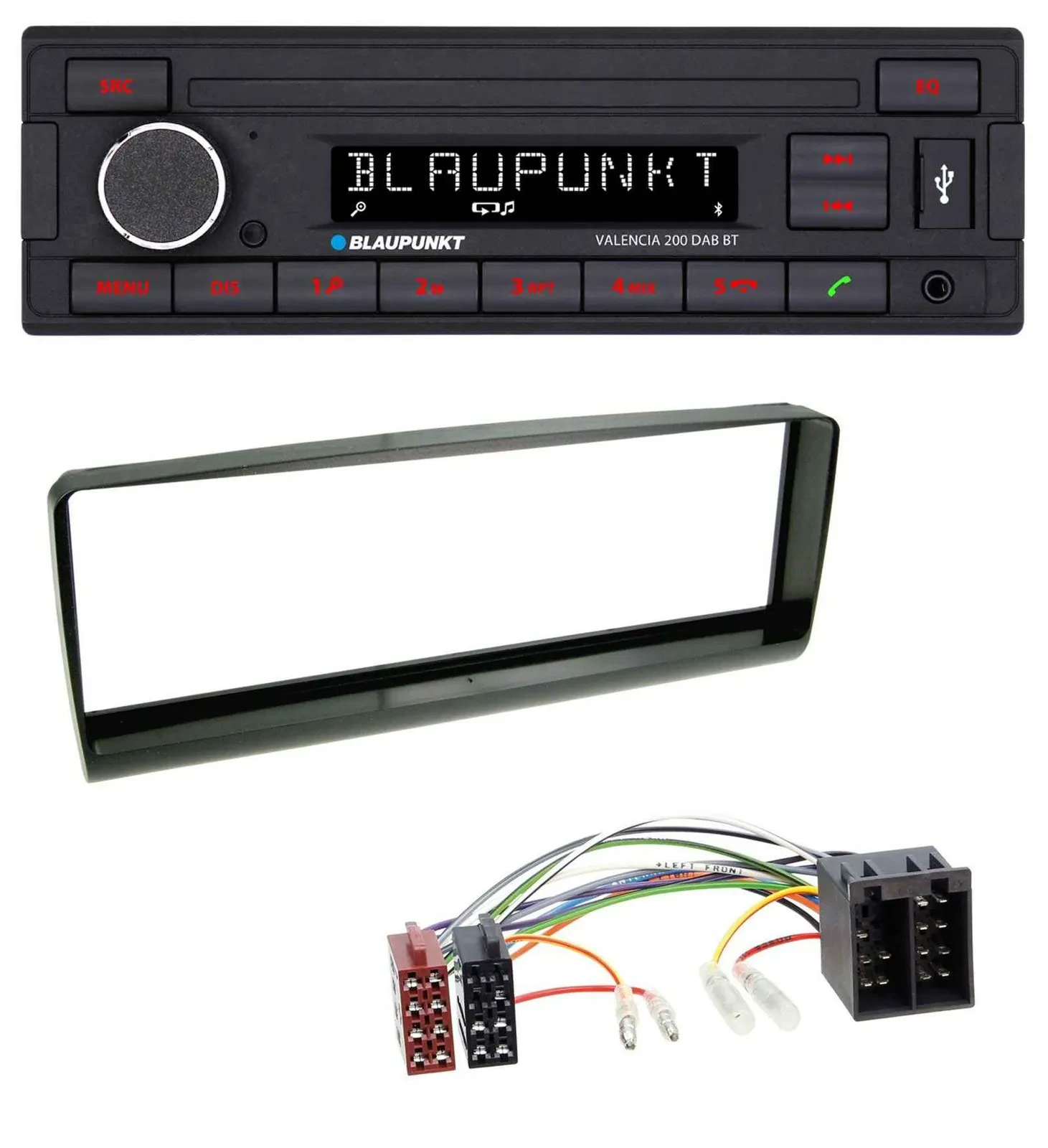 Blaupunkt DAB MP3 Bluetooth USB Autoradio für Alfa Romeo 156 (1997-2001)