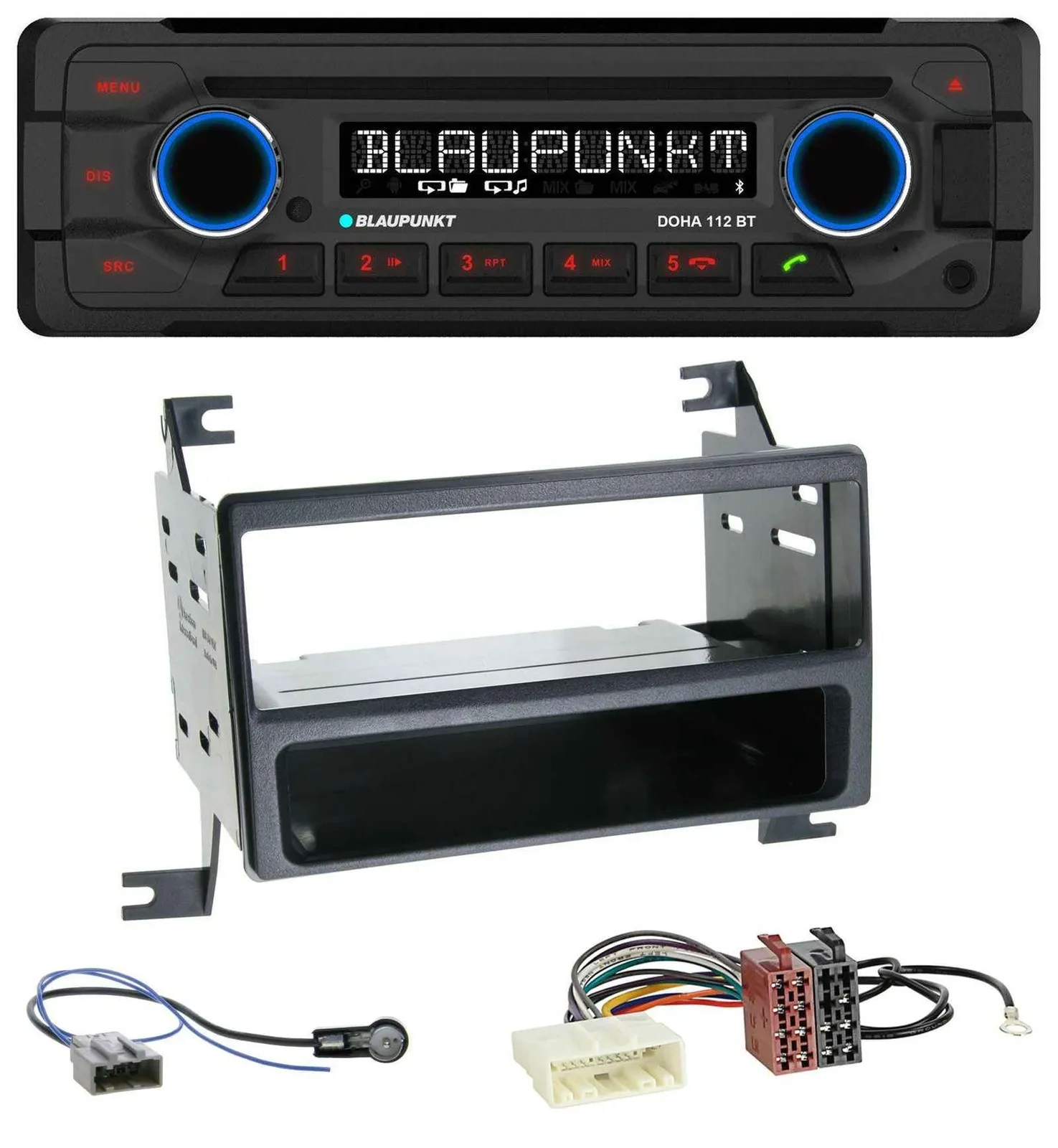 Автомагнитола для Nissan Juke (J15, 2010–2014) Blaupunkt AUX MP3 CD Bluetooth USB