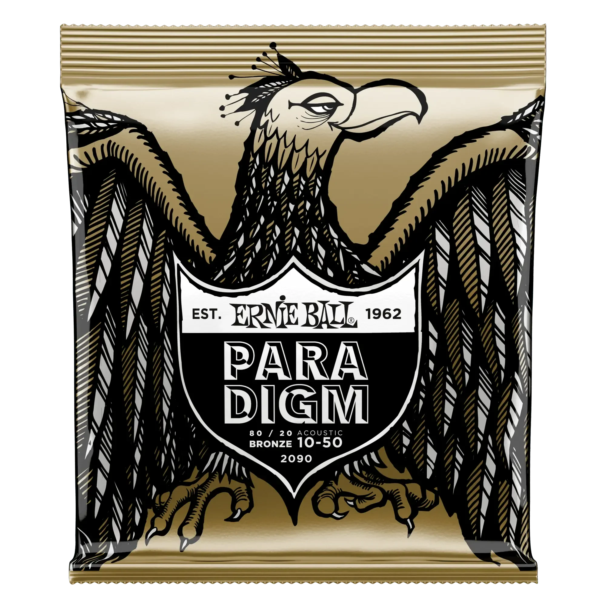 Струны для акустической гитары Ernie Ball 2090 Paradigm 10-50, бронза