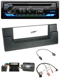 JVC Bluetooth Lenkrad USB DAB CD Autoradio für BMW 5er E39 2001-2004 Quadlock