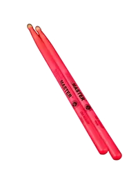 Барабанные палочки DRUMMASTER Fluoresent series American Hickory 5A RED флуоресцентные, красные
