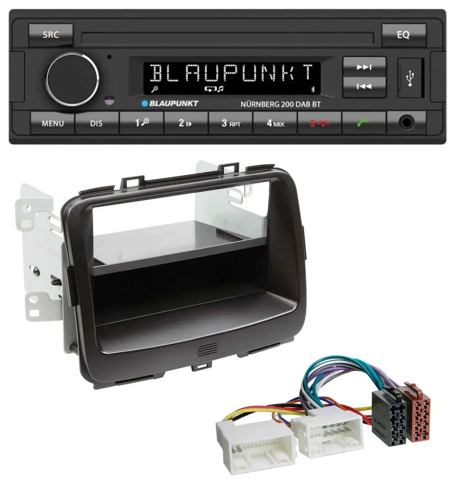 Blaupunkt USB DAB MP3 Bluetooth Autoradio für Kia Carens 4 (RP, ab 2013)