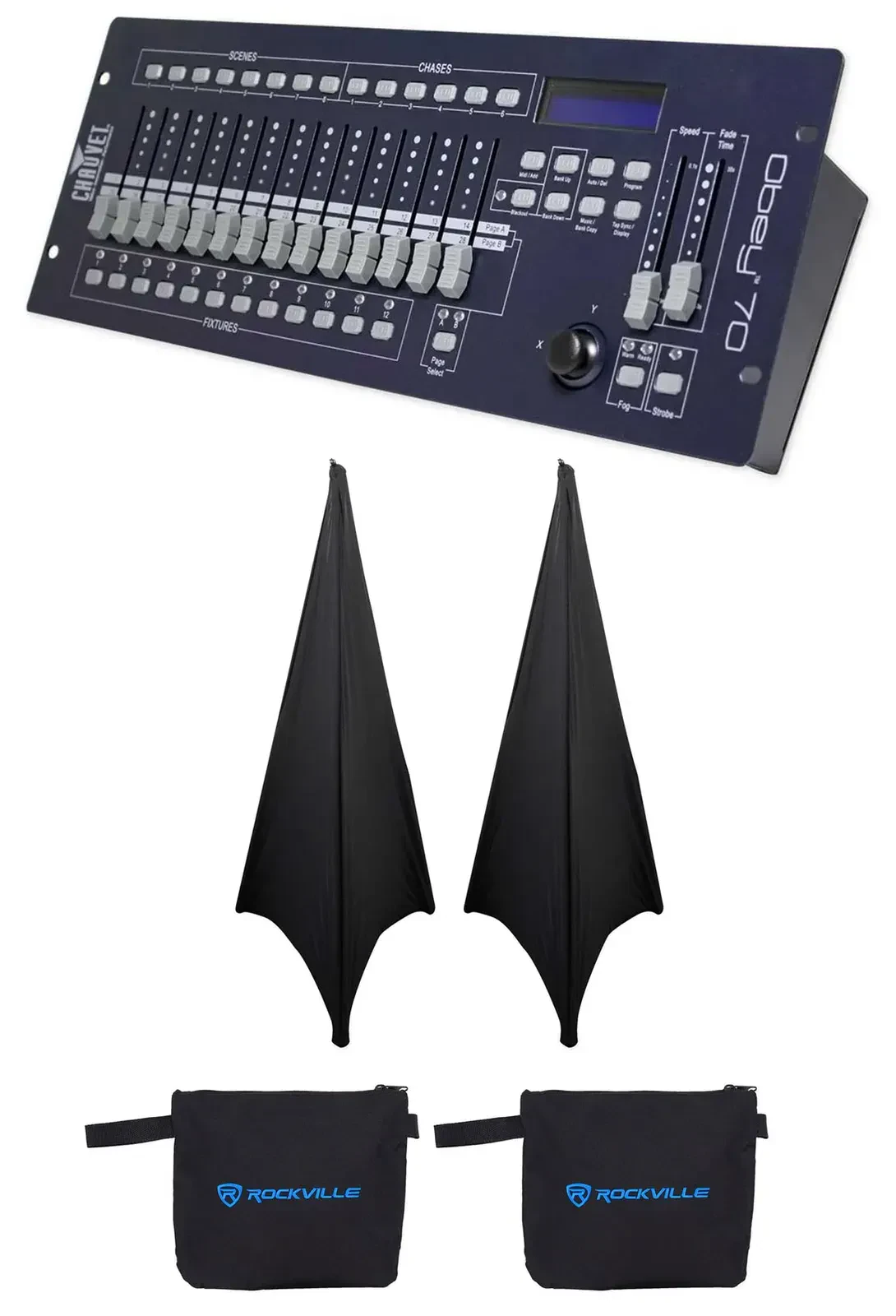 DMX-пульт Chauvet DJ OBEY70 с чехлами