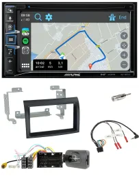 Alpine DAB TMC Bluetooth 2DIN USB Lenkrad Navigation für Citroen Jumper ab 14 sc