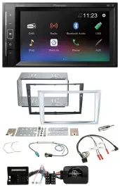 Pioneer DAB Lenkrad 2DIN Bluetooth USB Autoradio für Opel Zafira Astra H Corsa D