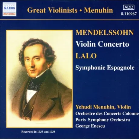 YEHUDI MENUHIN - Mendelssohn / Lalo (CD)