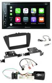 Автомагнитола для Hyundai ix35 Pioneer 2-DIN USB DVD Bluetooth DAB, поддержка управления на руле
