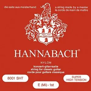 Струны для классической гитары Hannabach 800SHT Red SILVER PLATED 28-44